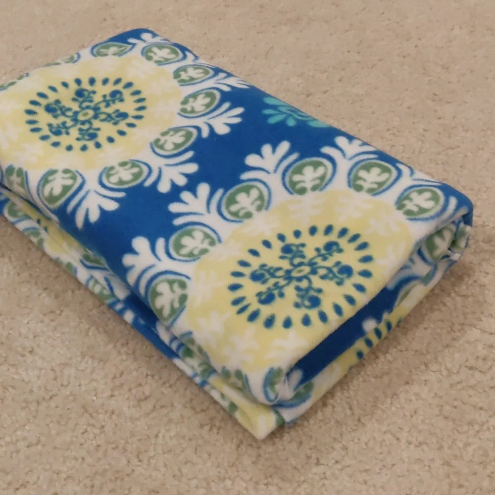 Piece Of Fleece Fabric Remnant Lightweight Warm Y2K Cottagecore Retro Inspired